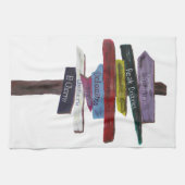 Kletterndes Bestimmungsortteetuch Geschirrtuch (Horizontal)