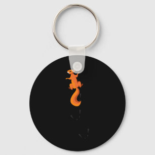 Kletterndes Eichhörnchen mit Spuren Geschenk Schlüsselanhänger