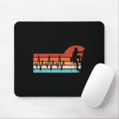 Kletterndes Herz Retro-Klettern Lustiger Felsenkle Mousepad (Mit Mouse)