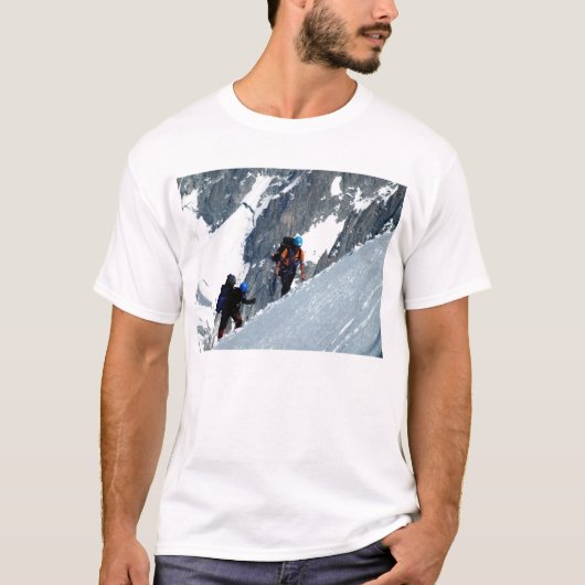 Kletterndes Mont Blanc T-Shirt (Vorderseite)