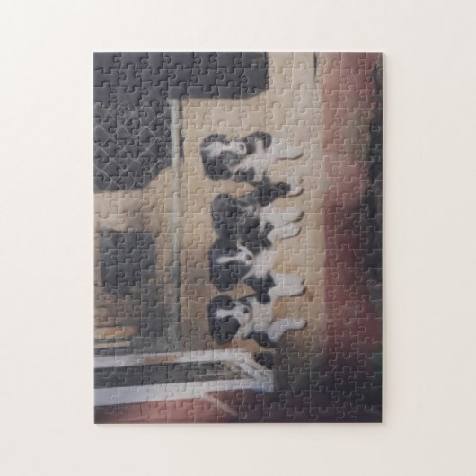 Kletterölgemälde für Klumpen Puzzle (Vertikal)