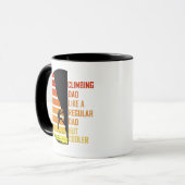 Kletterpapa Tasse (Vorderseite Links)