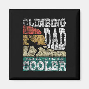 Kletterpapa wie ein normaler Papa, aber cooler - F Magnet