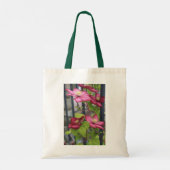 Kletterparadies Fuschia Blume Tote Tasche (Rückseite)