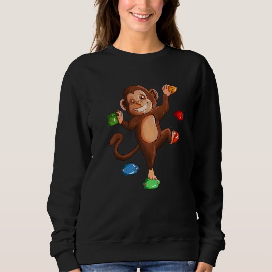 Kletterparadies Monkey Kinder Klettergarten Bo Sweatshirt (Vorderseite)