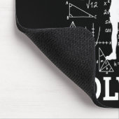 Kletterproblemlösender Felsenkletterer Bouldering Mousepad (Ecke)