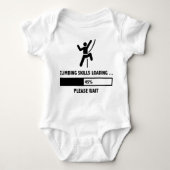 Kletterqualifikationen Baby Strampler (Vorderseite)