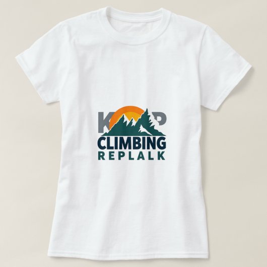 Kletterreplash Erlebnisdesign T-Shirt (Design vorne)