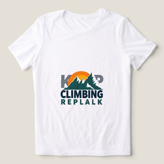 Kletterreplash Erlebnisdesign Tri-Blend Shirt (Design Vorderseite)