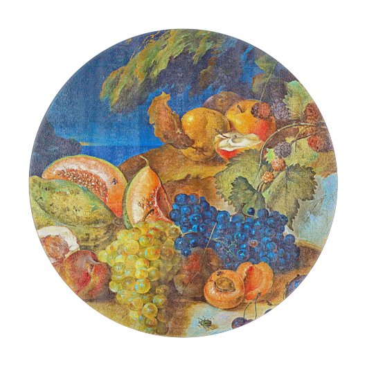 KLETTERSCHICHT - 12" - Stillleben - Fruchtsorte Schneidebrett (Vorderseite)