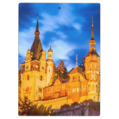 Kletterschloss Peles aus Sinaia Klemmbrett (Rückseite)