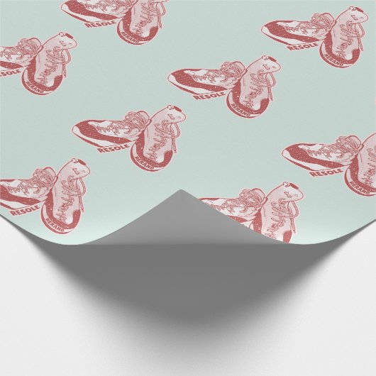 Kletterschuhe Geschenkpapier (Ecke)