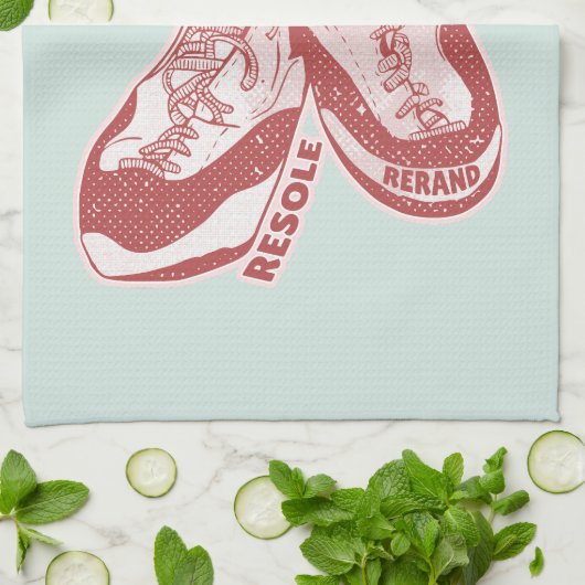 Kletterschuhe Geschirrtuch (Gefaltet)