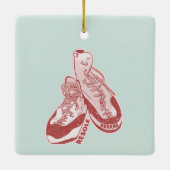 Kletterschuhe Keramikornament (Rückseite)