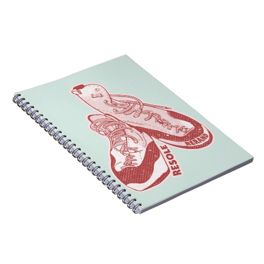 Kletterschuhe Notizblock (Rechte Seite)