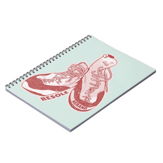 Kletterschuhe Notizblock (Linke Seite)