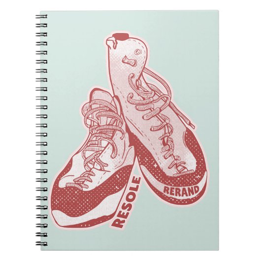 Kletterschuhe Notizblock (Vorderseite)