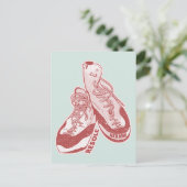 Kletterschuhe Postkarte (Stehend Vorderseite)