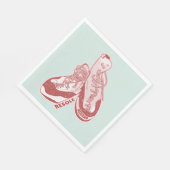 Kletterschuhe Serviette (Ecke)