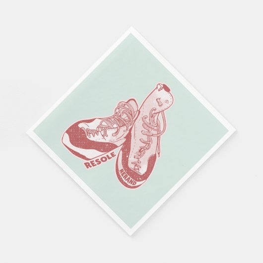 Kletterschuhe Serviette (Ecke)