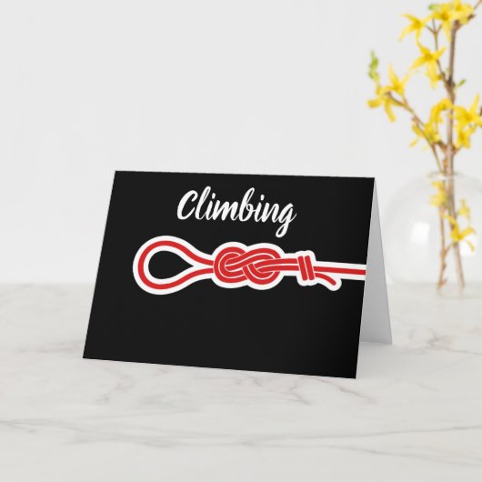 Kletterseil auf Felsen Abbildung 8 Karte (Gelbe Blume)