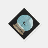 Kletterseil, das Schneekugel abschirmt, einzigarti Serviette (Ecke)