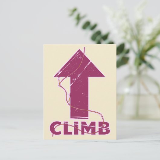 Kletterseil Postkarte (Stehend Vorderseite)