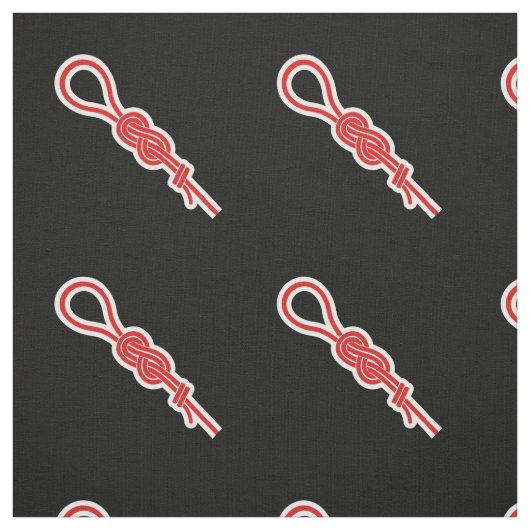 Kletterseil und Knoten Stoff (Muster)