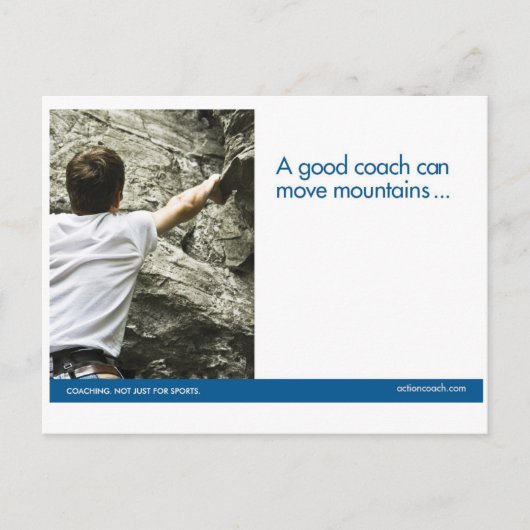 Klettersport Postkarte (Vorderseite)