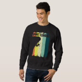 Klettersport Retro Vintager Bergsteiger Sweatshirt (Vorne ganz)