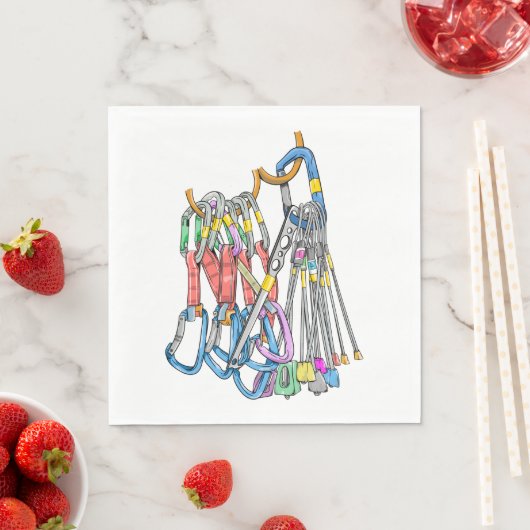 Kletterständer oder Schnellzieher und Kabel Serviette (Beispiel)