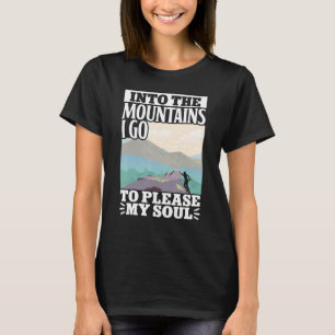 Klettersteig Bergsteiger im Mund T-Shirt
