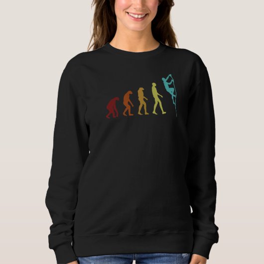 Klettersteig-Evolution Sportfreies Klettern C Sweatshirt (Vorderseite)