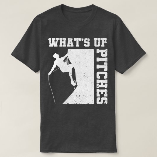 Klettersteig Funny Rock Klettersteig T-Shirt (Design vorne)