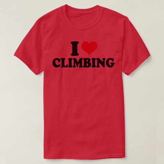 Klettersteig I Liebe T-Shirt (Design vorne)