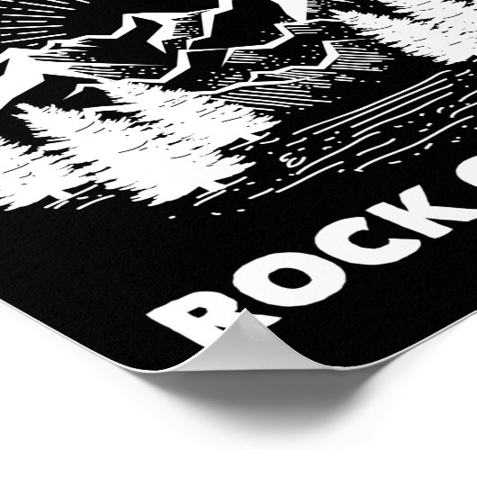 Klettersteig, ich wäre eher Rock Climbing Poster (Ecke)