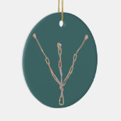 Klettersteig Keramik Ornament (Rechts)