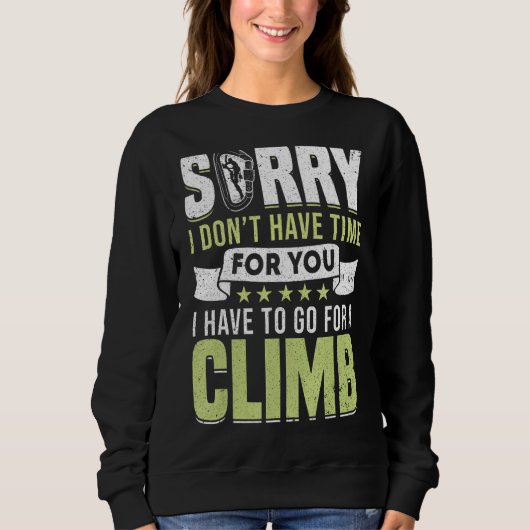 Klettersteig Klettersteig Klettersteig 1 Sweatshirt (Vorderseite)