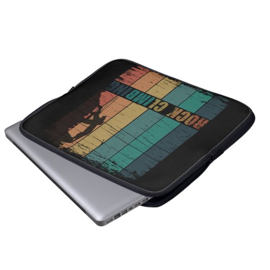 Klettersteig Vintag Laptopschutzhülle (Vorne Knopf)