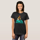 Klettersteig Vintager Felsen T-Shirt (Vorne ganz)