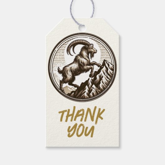 Klettersteig Ziegenkorn Geburtstag Zodiac Geschenkanhänger (Vorderseite)