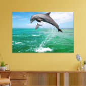 Klettersteige Delphine Leinwand Kunst, Kultur (Insitu (Wohnzimmer))