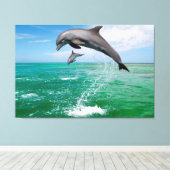 Klettersteige Delphine Leinwand Kunst, Kultur (Insitu (Holzboden))