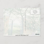 Klettersteige Rose neben der Blume aus Schmiedeeis Postkarte (Rückseite)