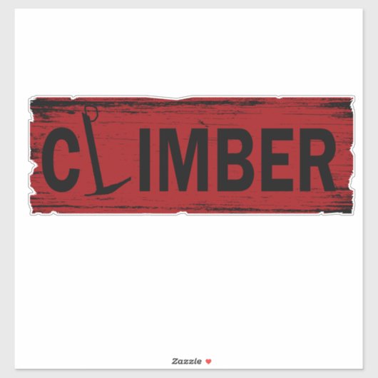 Klettersteiger Aufkleber (Blatt)