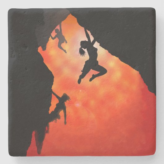 Kletterstein Untersetzer (Vorderseite)