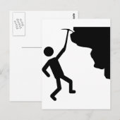 Klettersymbol Postkarte (Vorne/Hinten)