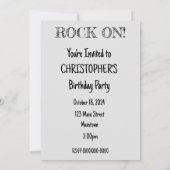 Kletterwand Einladung (Rückseite)