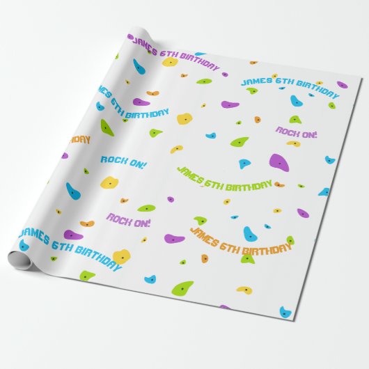Kletterwand Geschenkpapier (Ungerollt)