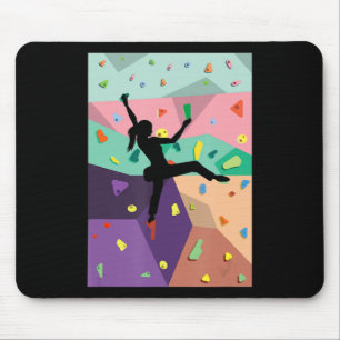 Kletterwand im Innern Klettersteige Sport treiben Mousepad